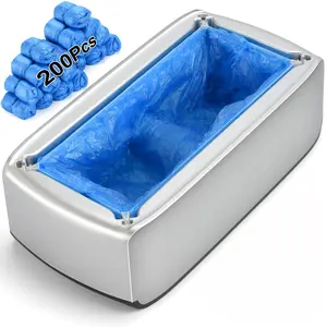 Hands-Free Shoe Cover Dispenser (200 Covers Included)