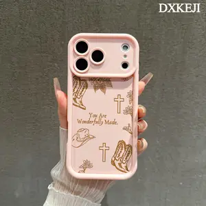 Western Religion Pattern Phone Case,TPU Soft Silicone,Fully Protected and Shockproof For iPhone 17 16 15 Pro Max 14 13 12 11 Plus Air Stylish Trendy