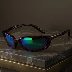 Retro-Sport Wrap-Around Sunglasses for Adults, Mirrored UV400 Lenses with Vented PC Frame, Lightweight Anti-Fog Eyewear for Festivals & Streetwear