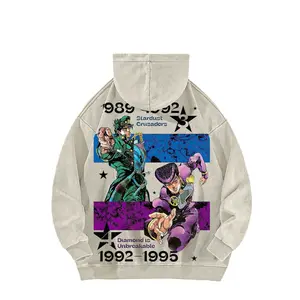 JoJo's Bizarre Adventure 100% Cotton Anime Hoodie, Long Sleeve, Made in the USA | Relaxed Fit | The Perfect Christmas Gift for Your Boyfriend or Girlfriend