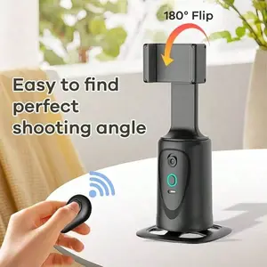 360° Ai Smart Tracking Gimbal Stabilizer, Gesture Control, 360° Rotation, No APP Needed, Ideal for Smartphone Live Streaming and Selfies