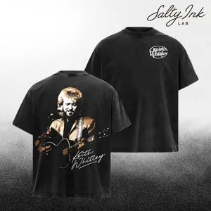 Vintage Keith Whitley Country Music 80s Retro Style Tee T Shirt Casual Classic, Top Men's and Women's Clothing