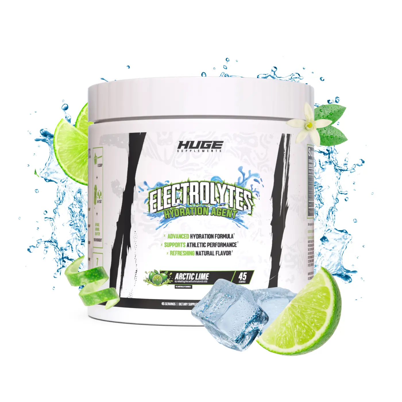 Huge Supplements Electrolytes - Hydration Powder (45 Servings)
