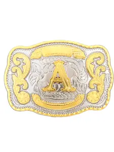Western Cowboy Style Belt Buckle, Animal Pattern Design, Smooth Closure, Unisex Fashion Accessory, All Seasons Wear, Trendy Versatile Buckle, Western Inspirational Buckle, Western Belt Buckles