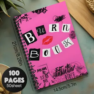 1pc of Humorous Spiral Notebook Journal, Ideal Presents for Friends, Colleagues, And Both Women And Men, Suitable for School And Office Use