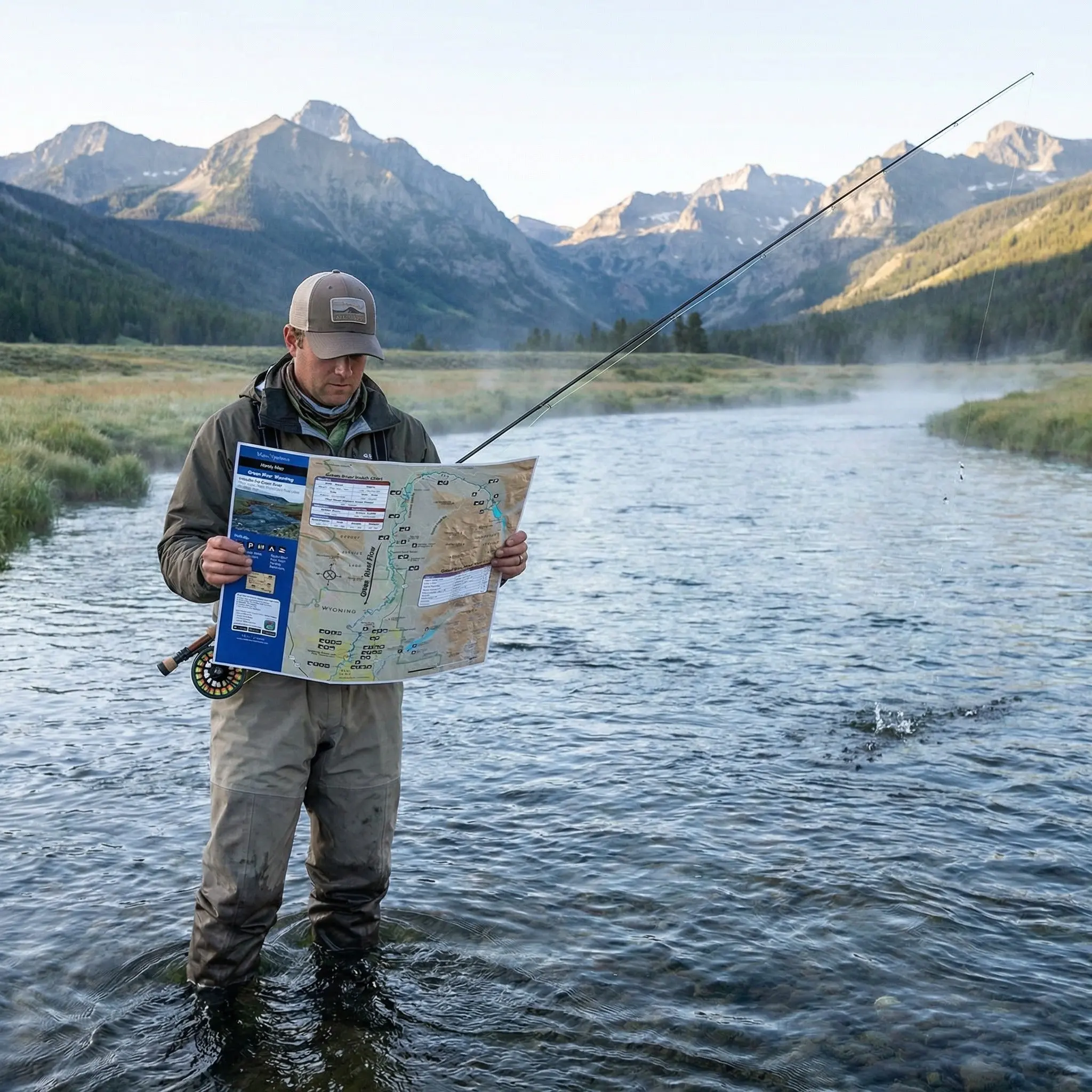 Green River Wyoming Fly Fishing Map | Public Access Guide