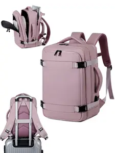 Vacuum Compression Backpack with Vacuum Pump, Large Capacity Laptop Backpack, Multi-Compartment Design, Organized Daypack, Unisex Design, Ideal for Travel, Business, Vacation