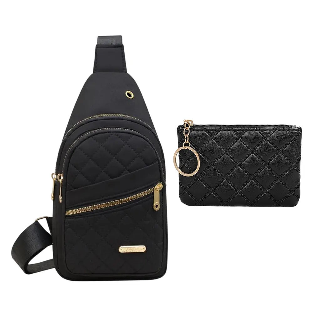 2PCS Small Sling Bag for Women Men Crossbody Sling Backpack Casual Daypack Backpack Cross Body for Travel Outdoor