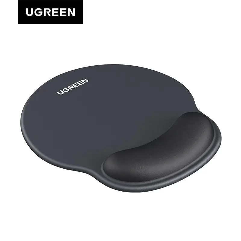 UGREEN Ergonomic Mouse Pad with Wrist Support, Mousepad with Memory Foam Wrist Rest and Non-Slip Base for Computer, Cafe, Home & Office,Gaming and Study,  Office Desk Accessories