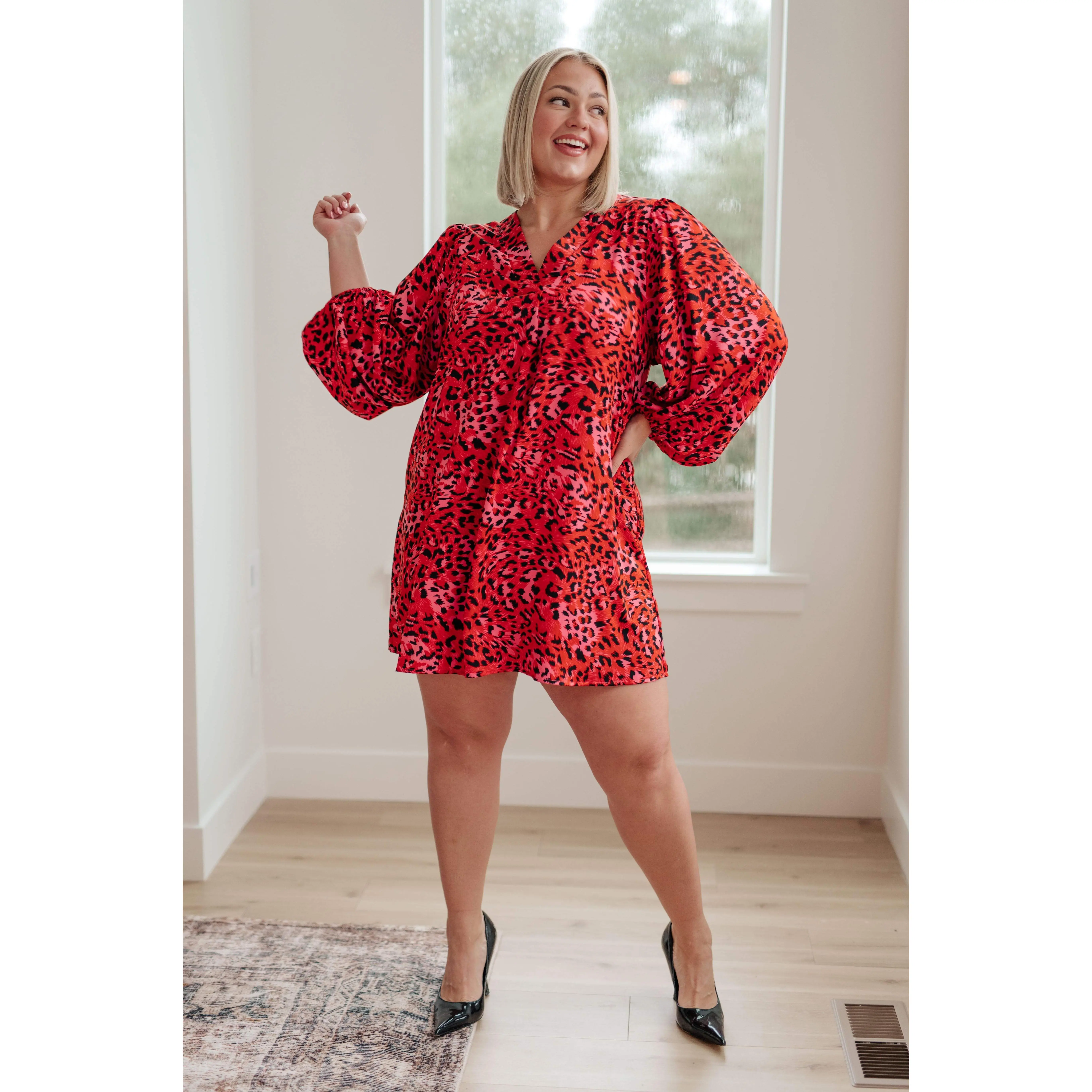 Wild About Life Animal Print Dress