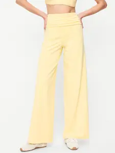 Old Navy Women's High-Waisted PowerChill Fold-Over Wide-Leg Pants Old Navy Women's High-Waisted PowerChill Fold-Over Wide-Leg Pants