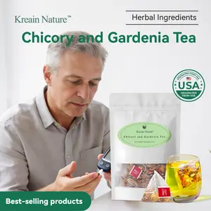 Kreain Nature 5 Cooling Herbal Tea with Chicory, Gardenia, Orange Peel & Chrysanthemum | Quick & Refreshing | 12 Tea Bags Healthy Nature Beverage