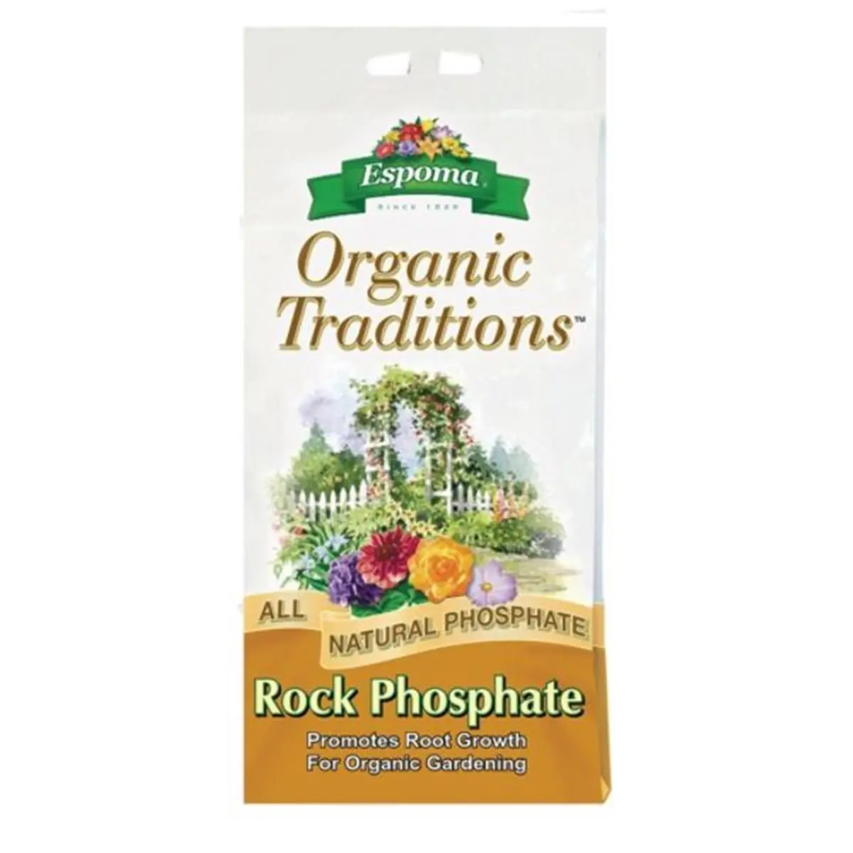 Espoma Pelleted Natural Rock Phosphate Garden Soil Amendment, 28lb Phosphorus-Rich Formula, Root Growth Promoter, Bagged Fertilizers & Plant Food for Home Vegetable Gardens