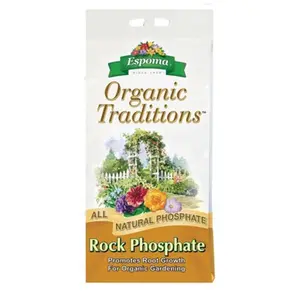 Espoma 28LB Rock Phosphate, Natural Phosphate Garden Soil Amendment for Root Growth Boost