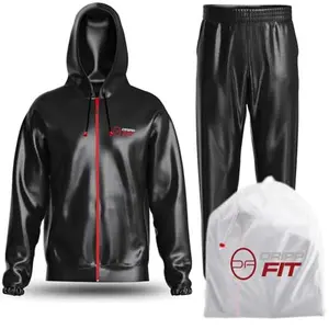 Dripp Fit Sauna Suit Premium Ultra Strong Sweat Suit for Men and Women Includes Machine Safe Wash Bag (Medium)