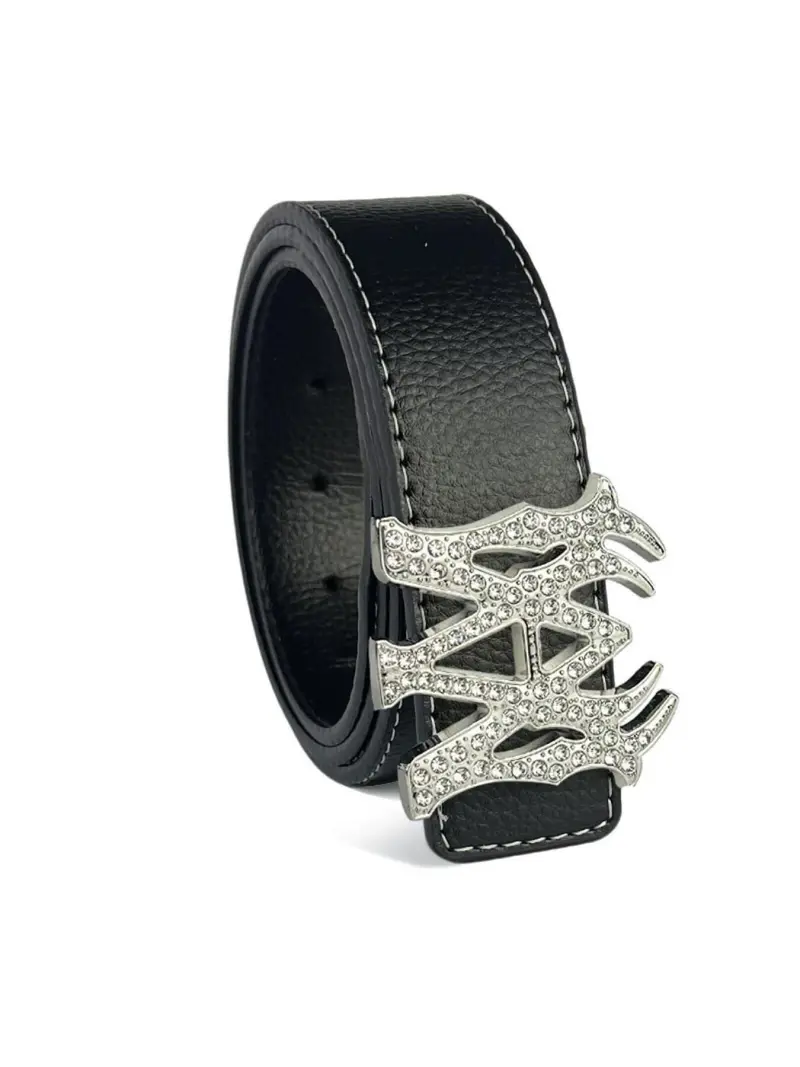 designer belt with rhinestones - TikTok Shop display picture 1