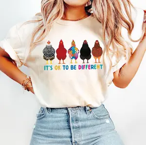 Autism Awareness Shirt, It's Okay To Be Different Shirt, SPED Teachers Tee, Autism Shirts, Autism Mom Gift, Special Education Teachers Gift Casual Comfort