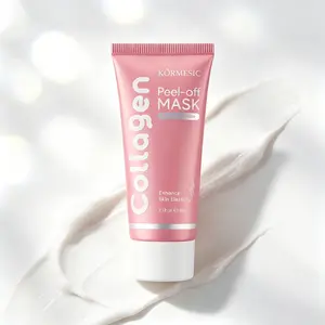 Collagen Peel-Off Face Mask- Deep Cleansing,Brightening Peeling Solution, Moisturizer forCombination Skin Routine, Enhances ElasticityRepairs & Smooths for Radiant GlowingComplexion