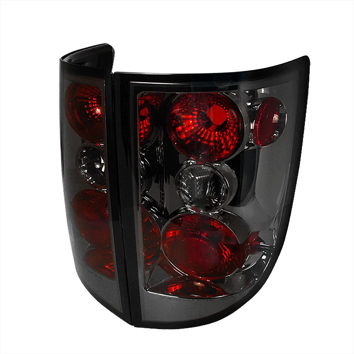 2006-2014 Honda Ridgeline Tail Lights (Chrome Housing/Smoked Lens)