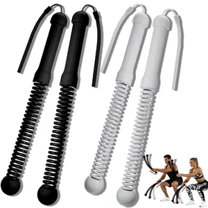 2026 New Upgrade Quiet Ropeless Weighted Battle Ropes (2PCS) - At Home Gym Equipment for Men, Full-Body No-Jump Training, Ideal for HIIT Workouts, Perfect Fitness Enthusiast Gift (Black/Grey/Pink)