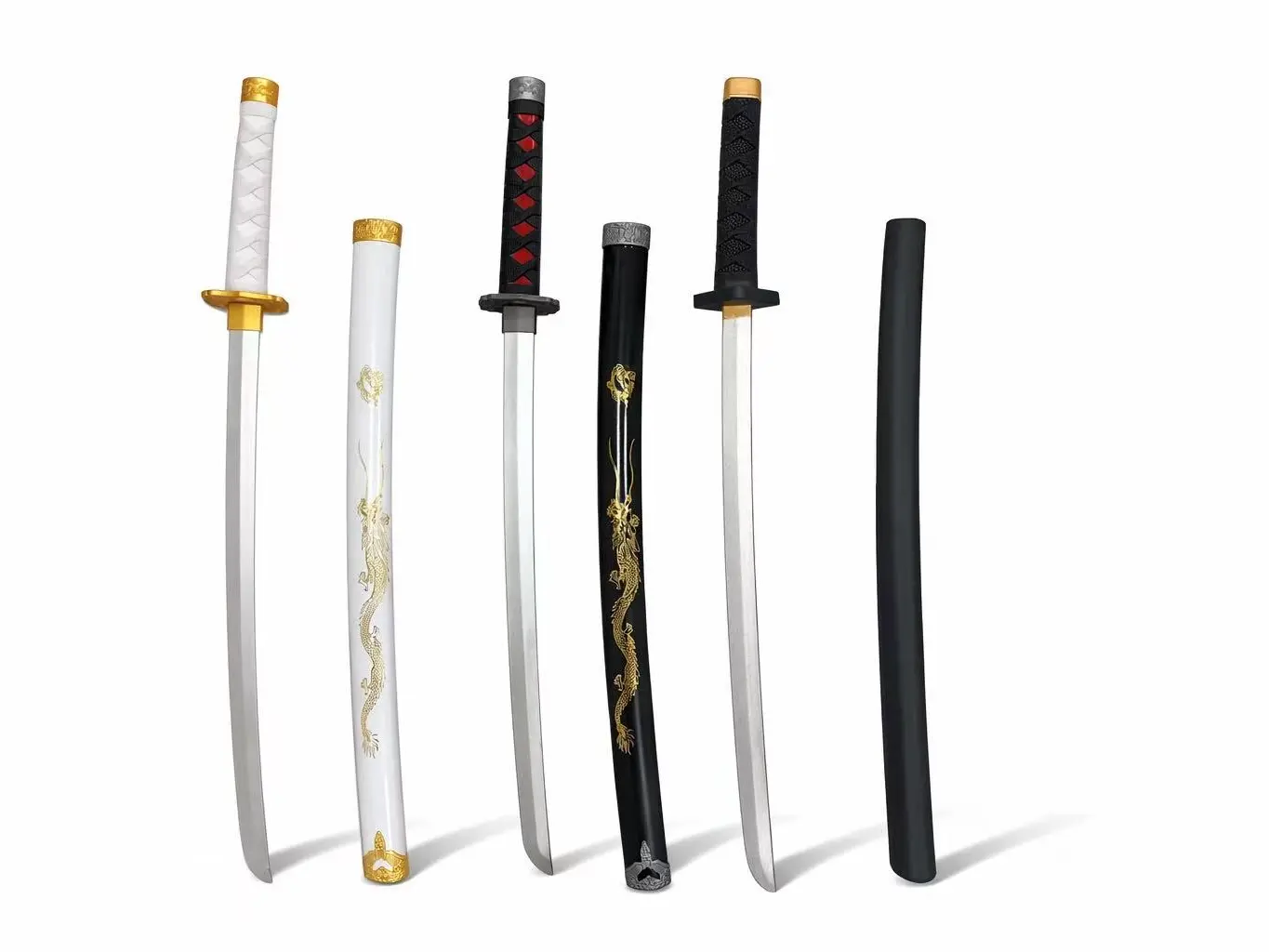 Kinstore 30" fantasy Dragon PU Foam Samurai Sword for Kid Boy Toy Cosplay Replica Super Hero Costume