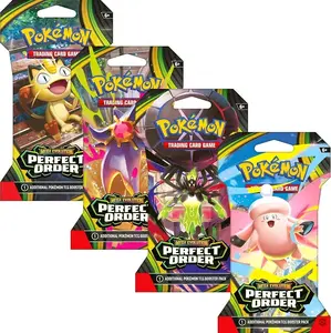 Pokémon Perfect Order Sleeved TCG Booster Pack - Mega Evolution Trading Card Game - Additional Booster Packs for Collectors