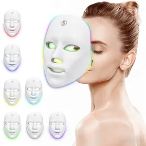 2026 New 7 Color Light Mask, Anti Aging Mask, Home Photon Skincare Beauty Mask, Anti-Wrinkle Acne Treatment, USB Charging, Facial Therapy for Women & Young Girls