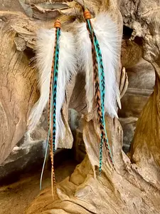The Iceland – 8 inch Iceland Feather Earrings 8