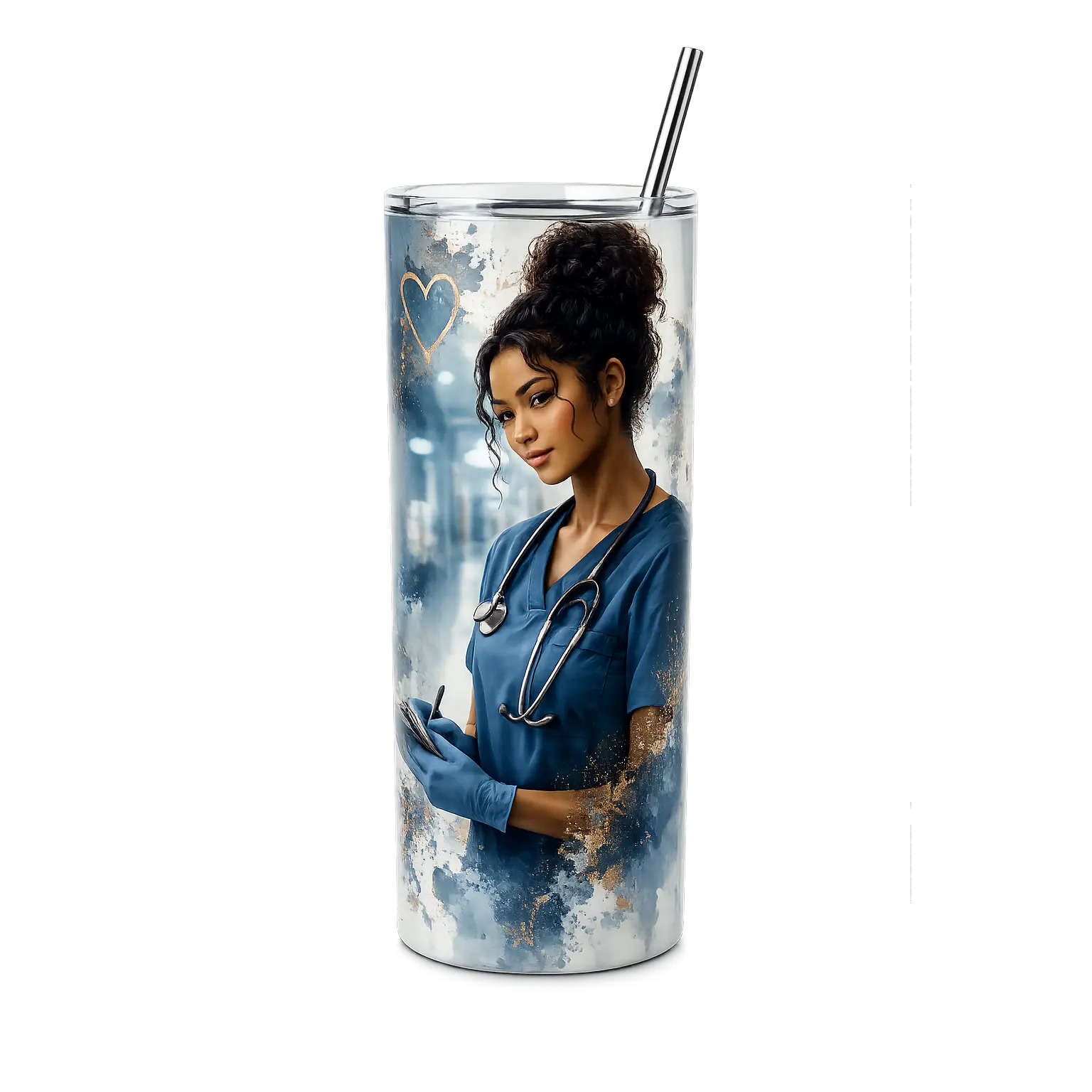 Personalized 20 oz Skinny Stainless-Steel Tumbler