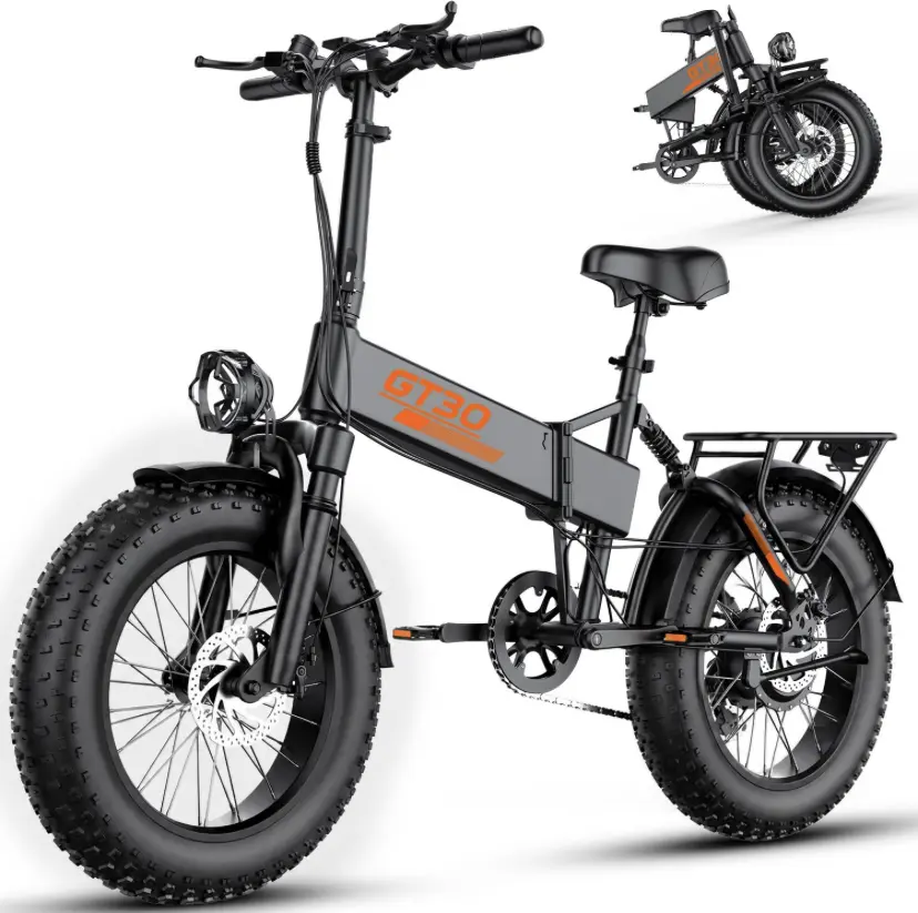 ASKGO Lightweight Folding Ebike 2500W 48V 30MPH 20" Electric bike for Adults