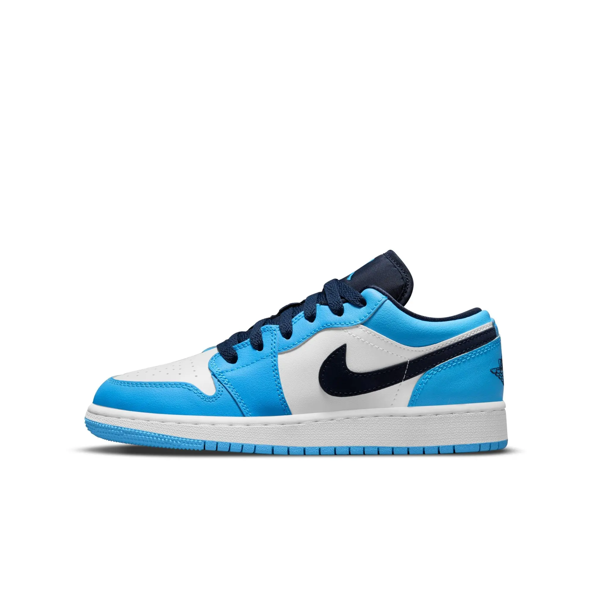Air Jordan 1 Low Lace-Up Non-Adult Basketball Shoes - Lightweight Synthetic, Cushioned Bouncy, Outdoor Sneakers, Hoops Shoes, Sports Shoes