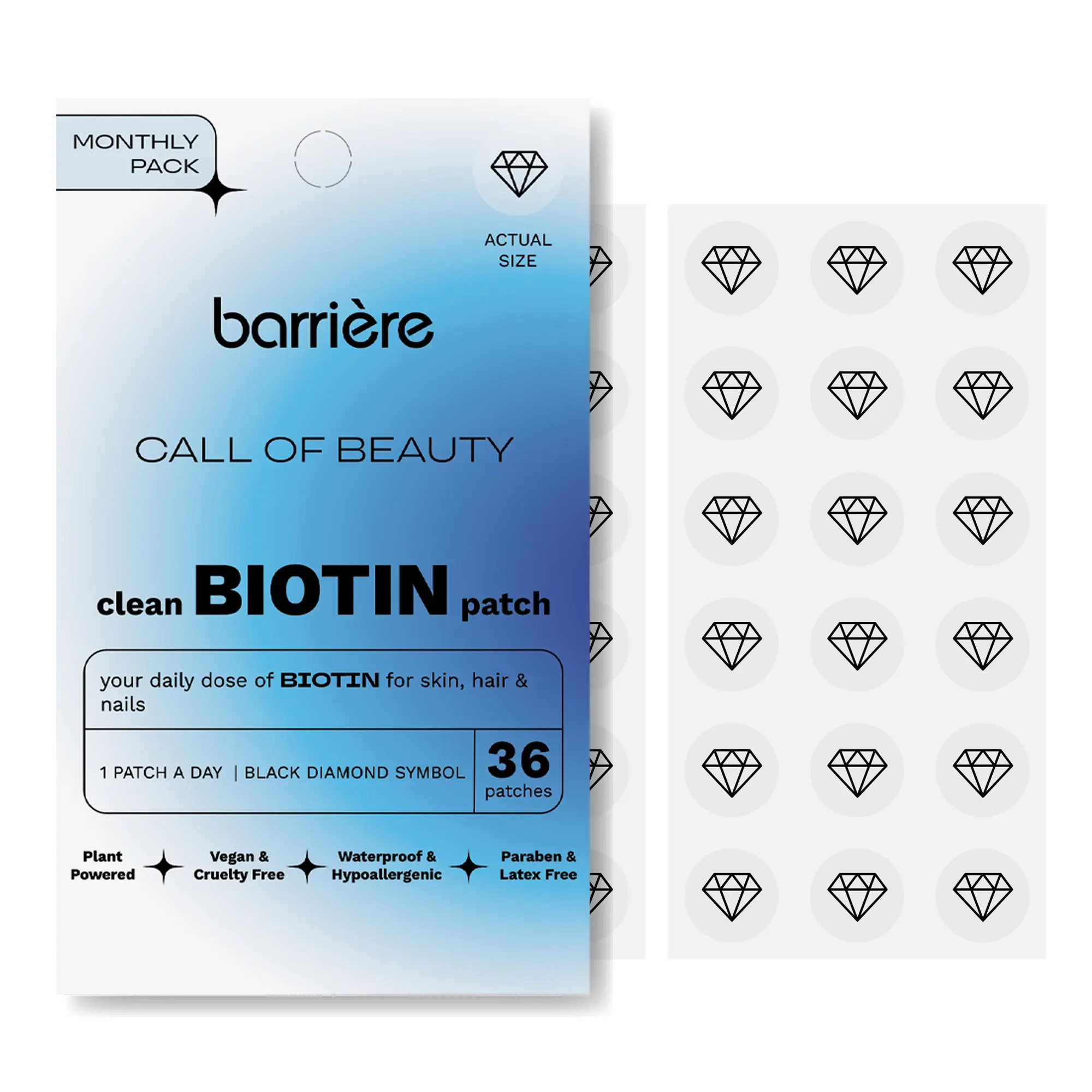 Barrière Call of Beauty Clean Biotin Patch