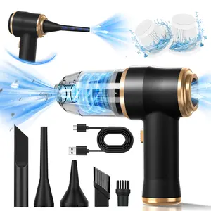 Mini Handheld Car Vacuum Cleanerand Air Duster 2 in 1,19000Pa Vacuum Cleaner and Air Gun, 120W High- Power Wireless Handheld Car Vacuum Cleaner, suitable for cars,equipped with two filters and multiple nozzles,  homes, offices, and pets.