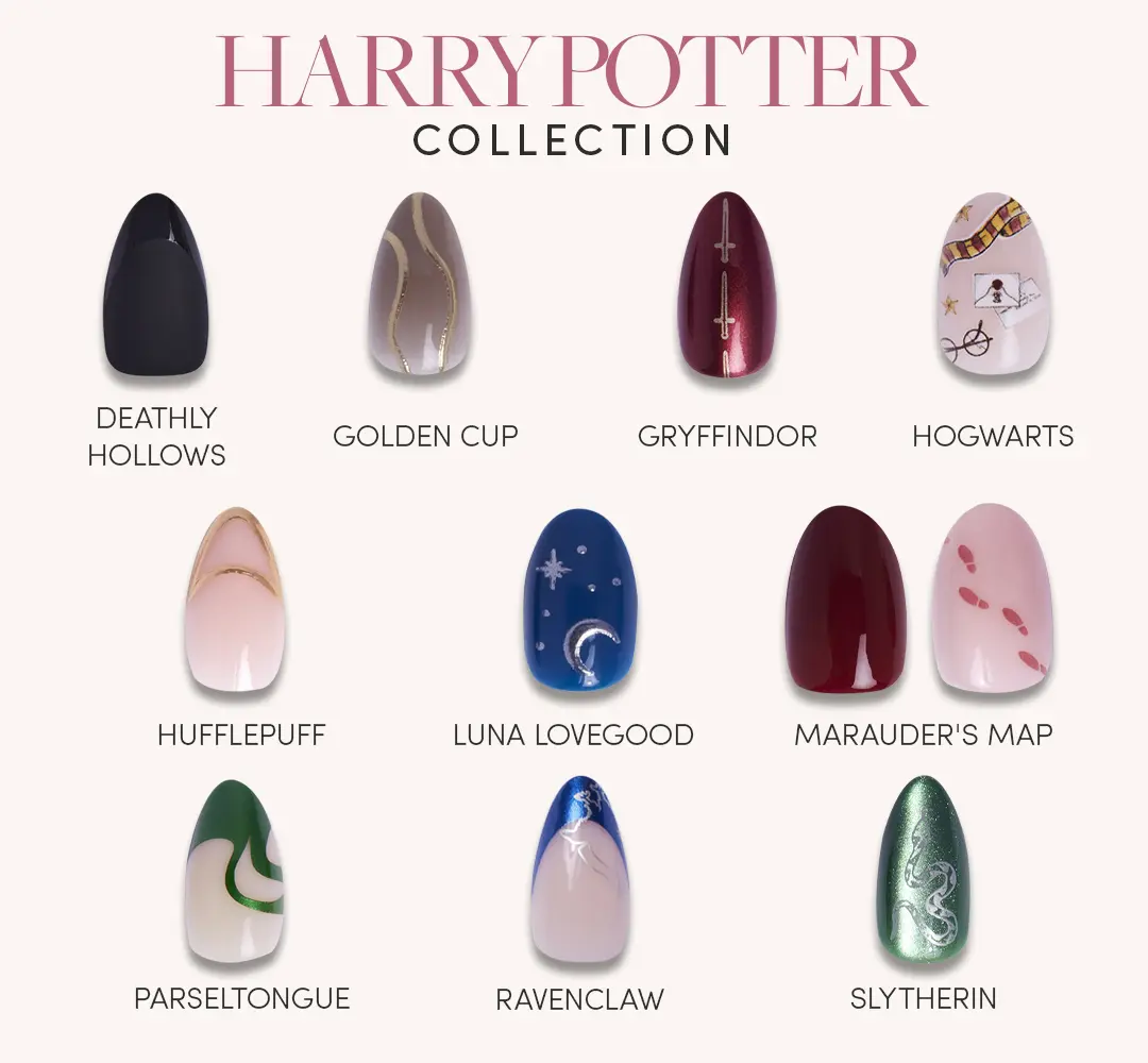 Glamnetic Harry Potter Press On Nail Collection