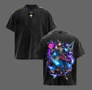 Diablo | That Time I Got Reincarnated as a Slime Washed Tee Streetwear Tee Hoodie “Demon Butler — A Shadow Cloaked In Absolute Loyalty” — For Anime Fans, 90s graphic good tees Casual American Short Sleeve Unisex T-shirt,Gym & Streetwear