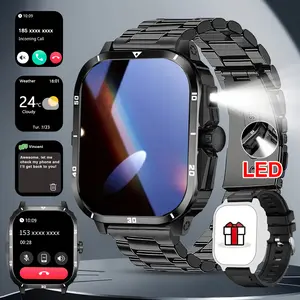 Smart Watch with LED Light, wireless calling /dial, Multi-Sport Modes, Call & Message Alerts, Compatible with Iphone/Android