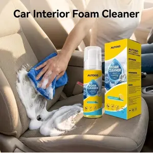2026 Foam Cleaner 150ml Deep Stain Removal for Car Interior Home Furniture Plastic Fabric Upholstery Multi-Purpose Spray Multifunctional Cleaning Kit