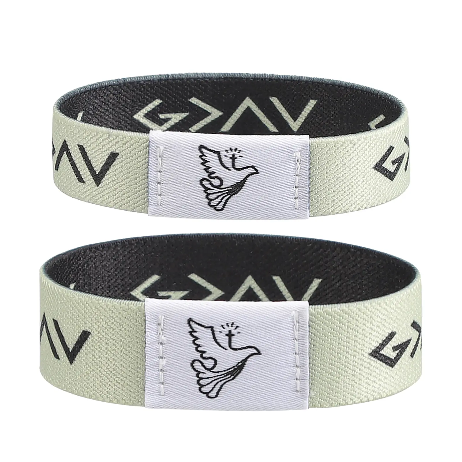 Men’s & Women’s 2-Pack Daily Bible Verse Bracelets (2 Sizes) with NFC Christian Scripture Wristbands, Religious Devotional Inspirational Religious Gift