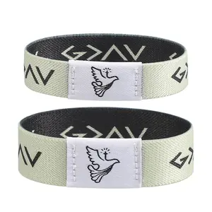 2 Pack Daily Bible Verse Bracelets(Two sizes)with NFC Christian Scripture Bracelet Jesus Faith Wristbands Religious Daily Devotional Inspirational Gifts for Men Women