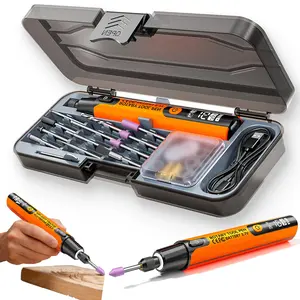 39pcs USB-Powered Electric Grinding & Polishing Tool Set - Linear Polisher, Car Polisher & Electric Angle Grinding Machine - Cordless Drill Bits, Multi-Speed for Wood, Metal & Gemstone Carving - DIY Craft Polishing Kit Rotary Tool Set Kit #GLOBAL PICKS