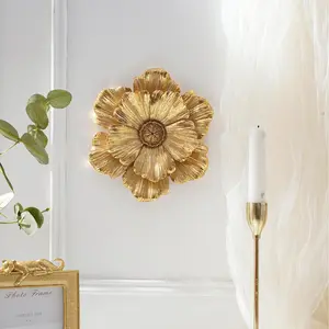 Vintage Flower Shaped Wall Decor, Resin Wall Hanging Ornament, Creative Wall Decor for Home Living Room Bedroom, Home Decor Ideas, Hangable, Wall Ornaments