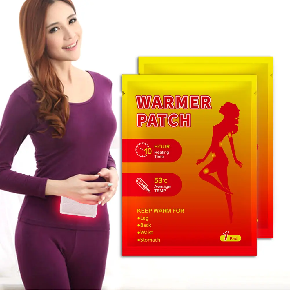 Air-Activated Hand Warmer Heat Pads - 10pc, 10-Hour Long-Lasting, Safe, Natural, Odorless Self-Heating Pads for Menstrual Pain Relief, Knee Comfort, Christmas Gifting, Heat Pad