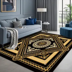 Geometric Pattern Floor Mat, 1 Count Non-slip Washable Floor Carpet, Decorative Area Rug for Home Living Room Bedroom Hotel Dormitory