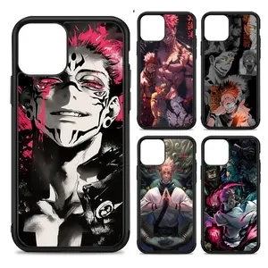 Jujutsu Kaisen Ryomen Sukuna Phone Case Silicone PC+TPU For For IPhone 11 12 13 14 15 16 Plus Pro Max Cover