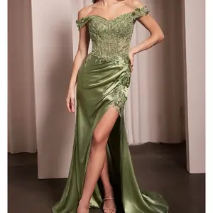 FLORAL OFF THE SHOULDER GOWN