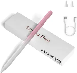 Stylus Pens for Touch Screens, Universal Fine Point iPad Pencil with  Adsorption Compatible with /iPad//Android/Tablet & Other Touch Screens (White Gradient )