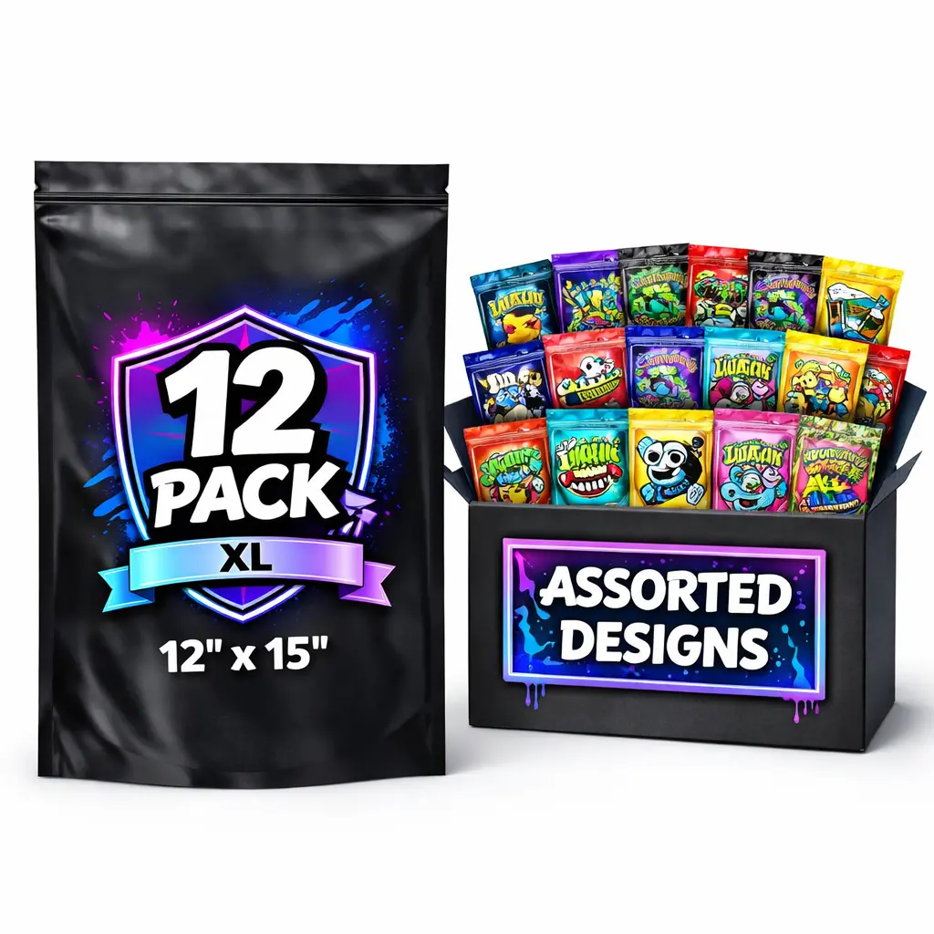 12 Pack Extra Large (12” x 15”) Assorted Decorative Storage Organizers