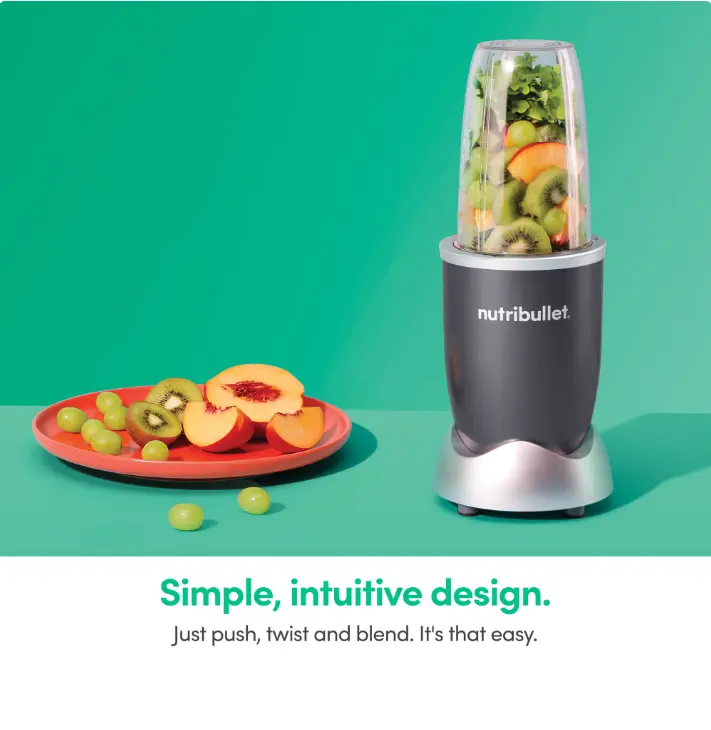 Nutribullet Personal Blender - 600 W, 24 oz. Cup, Kitchen Countertop Appliance for Smoothies & Juices