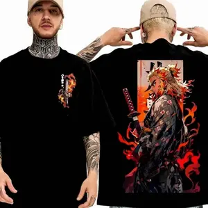 Rengoku Ver 5 Character Shirt, Demon Slayerrr Tee, Anime Shirt, Fashion Cotton, For Men, For Women 7IT87