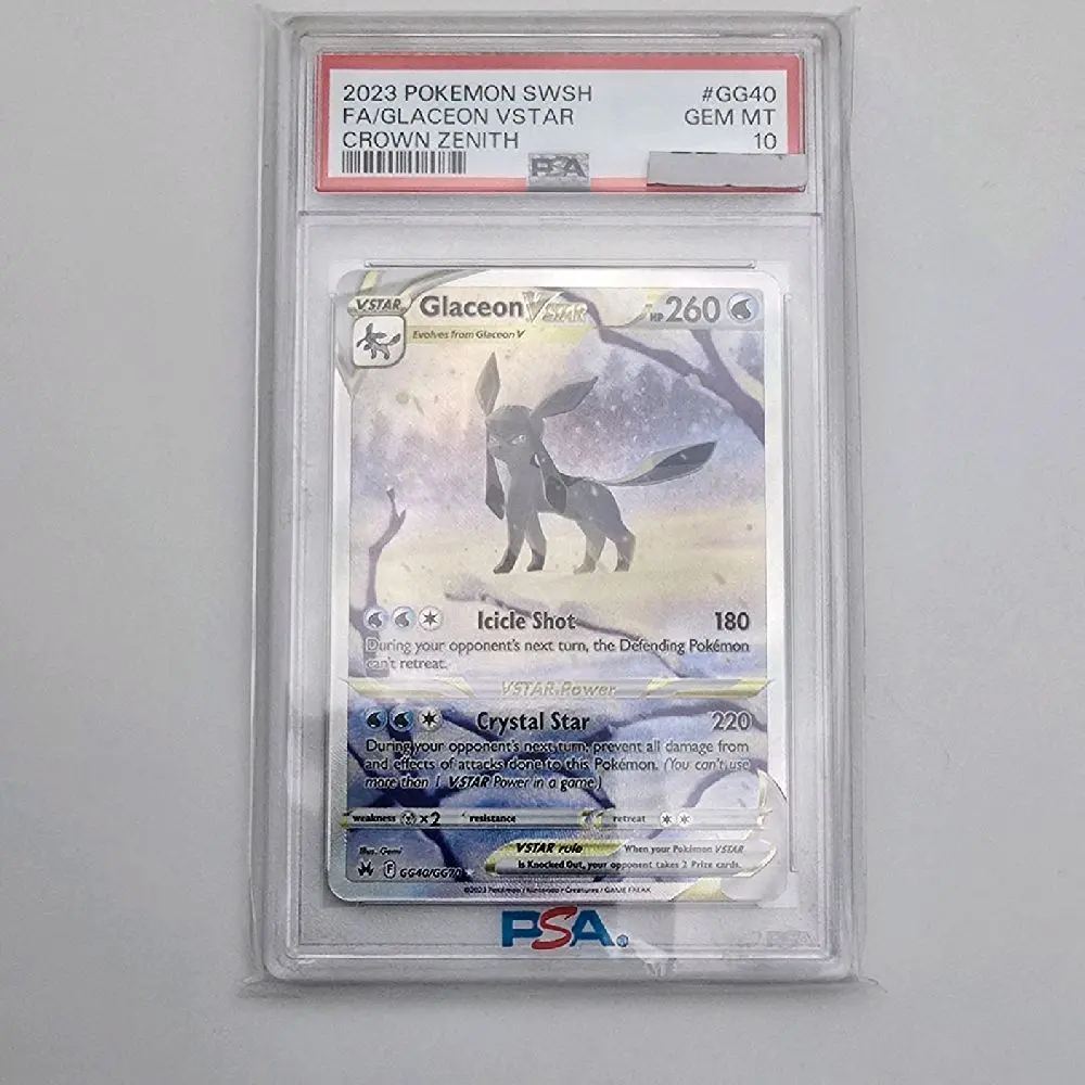 PSA 10 Glaceon VSTAR GG40 Crown Zenith Pokémon Card Gem Mint